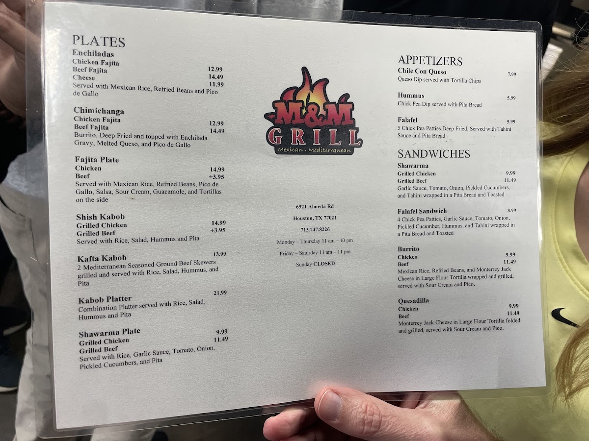 M&m grill Menu - Image 4